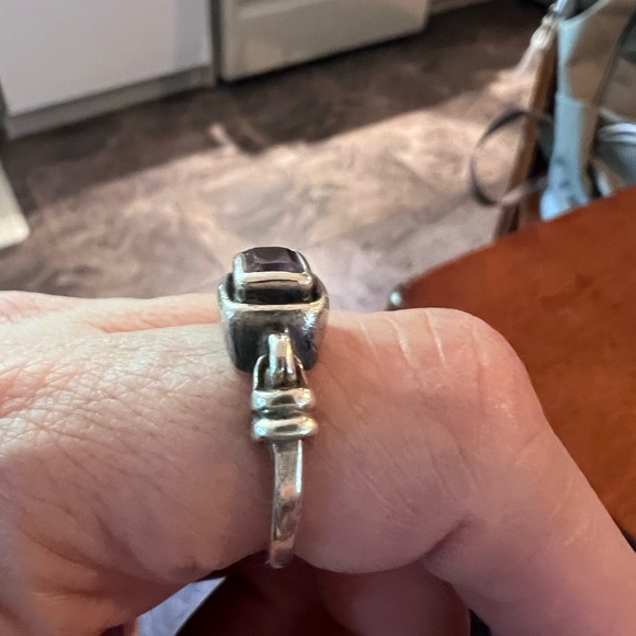 Silpada purple stone ring - Picture 2 of 3